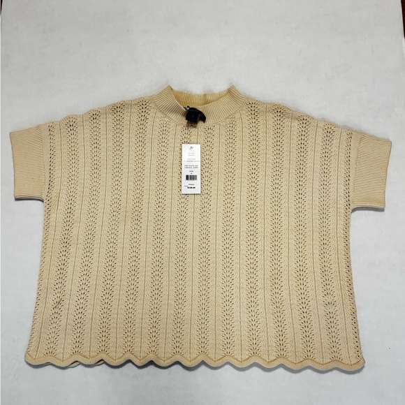NWT! French Connection Winter White Iris Knit High neck Sweater Size Small - Picture 1 of 8